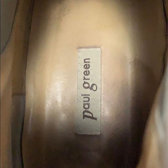 PAUL GREEN NUBUCK LEATHER SHOES Size 8.5 - Picture 5 of 7